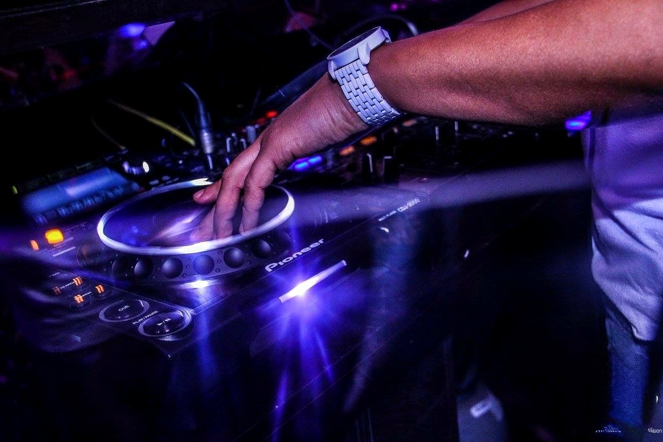 Nahaufnahme der Turntables
